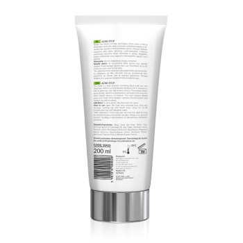 50415 ACNE-STOP Maska oczyszczająca z czarnym błotem z Morza martwego i zieloną herbatą / 200ml